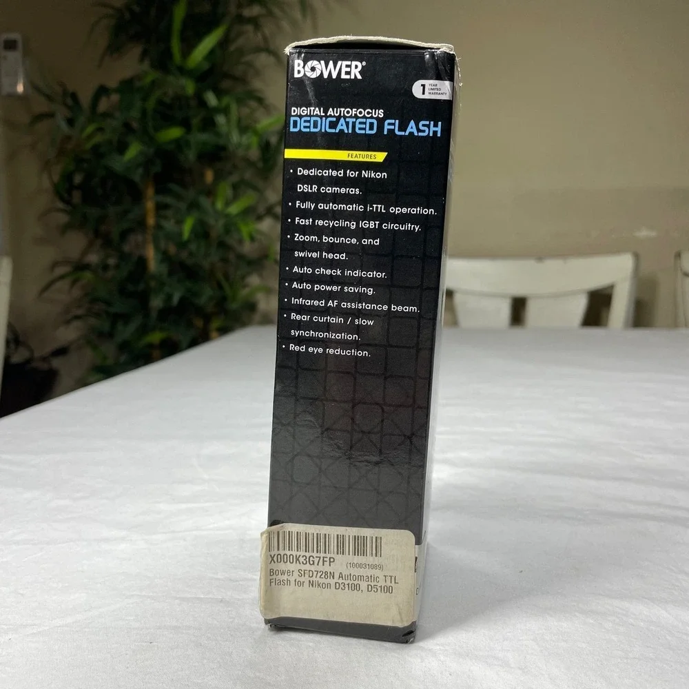 Bower SFD728N Dedicated Autofocus‎ i-TTL Flash for Nikon DSLR Camera See Pics